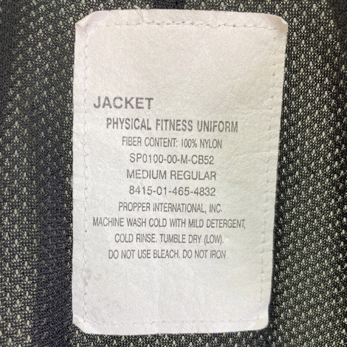 USARMY ユーエスアーミー IPFU Fitness Jacket アメリカ軍 トレーニングジャケット  ブルゾン ナイロンジャケット 00S グレー sizeM 瑞穂店