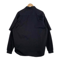 SUPREME シュプリーム 23AW Thermal Sleeve Work Shirt サーマルスリーブ ワークシャツ ブラック Size L 福生店