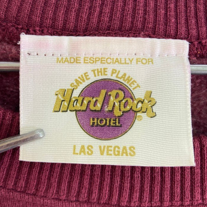 HARD ROCK HOTEL ハードロックホテル HRHロゴ スウェット 臙脂 sizeL 瑞穂店