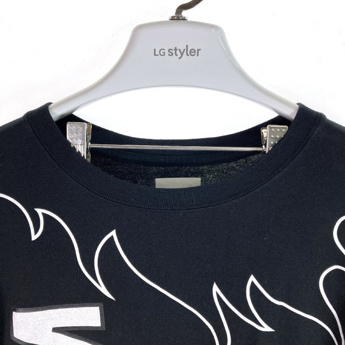 WTAPS ダブルタップス  FLAMES ファイヤー Tシャツ ブラック size03 瑞穂店