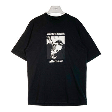 WASTED YOUTH × AFTERBASE ウェイステッドユース × アフターベース DRUNK TEE Tシャツ ブラック sizeM 瑞穂店