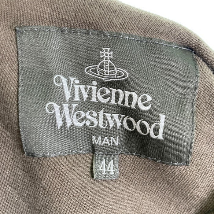 VIVIENNE WESTWOOD MAN ヴィヴィアンウエストウッドマン フードレス 変形 パーカー ベージュ size44 瑞穂店