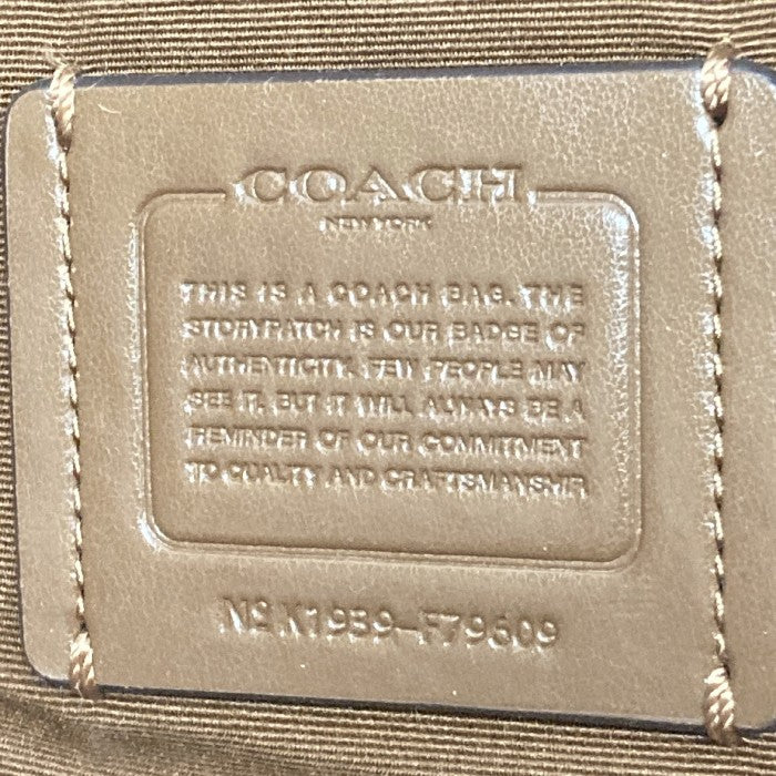 COACH コーチ F79609 シグネチャー ギャラリー トートバッグ トートバッグ ブラウン 瑞穂店