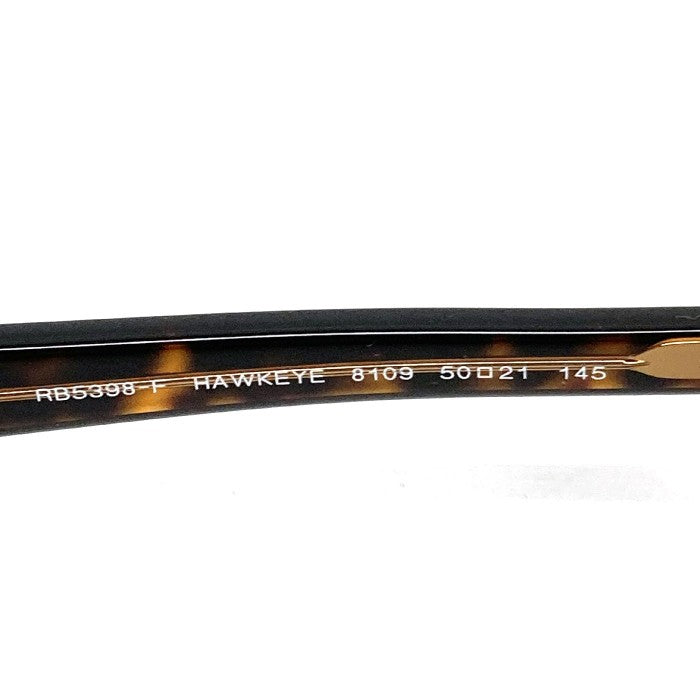 RAY BAN レイバン RB5398-F HAWKEYE 8109 ブロウタイプ 眼鏡 鼈甲×クリア size50□21 145 瑞穂店