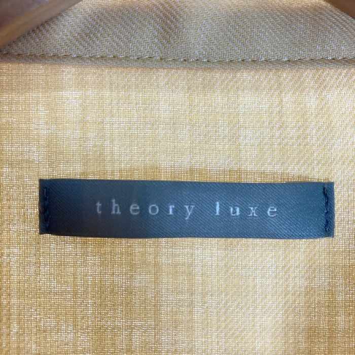 Theory luxe セオリーリュクス シャツワンピース イエロー size38 瑞穂店