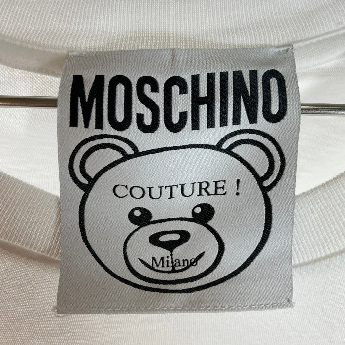 MOSCHINO モスキーノ ミックス テディベア ジャージー Tシャツ 212E V07025540 ホワイト size- 瑞穂店