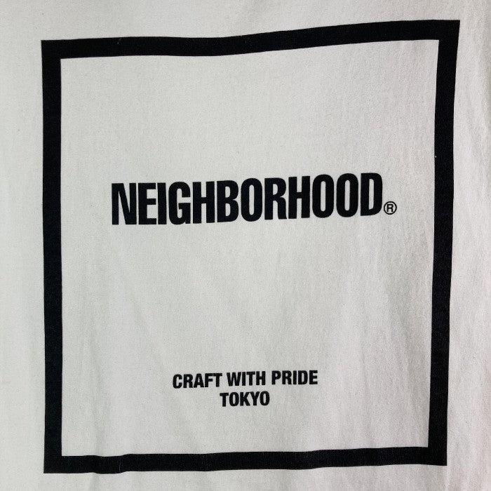 NEIGHBORHOOD ネイバーフッド CRAFT WITH PRIDE S/S TEE プリントTシャツ ホワイト sizeM 瑞穂店