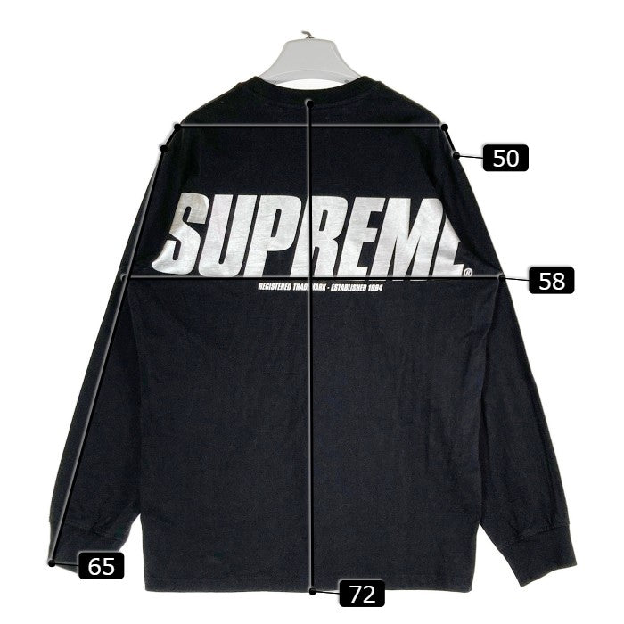 SUPREME シュプリーム 19AW Trademark L/S ロンT ブラック sizeL 瑞穂店