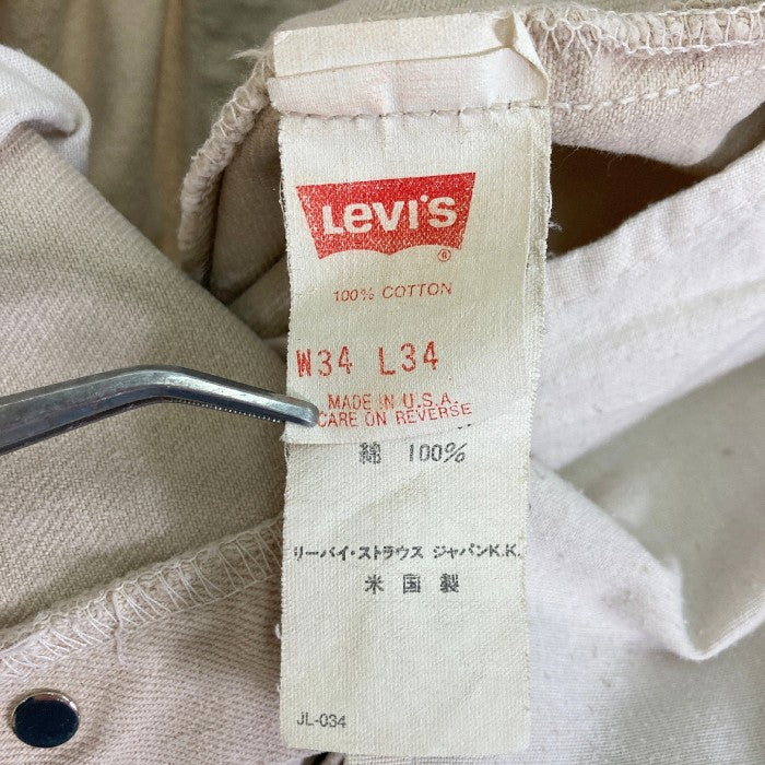 Levi's リーバイス 90's USA製 501-0651 93年 後染め デニムパンツ ピンクベージュ sizeW34 瑞穂店