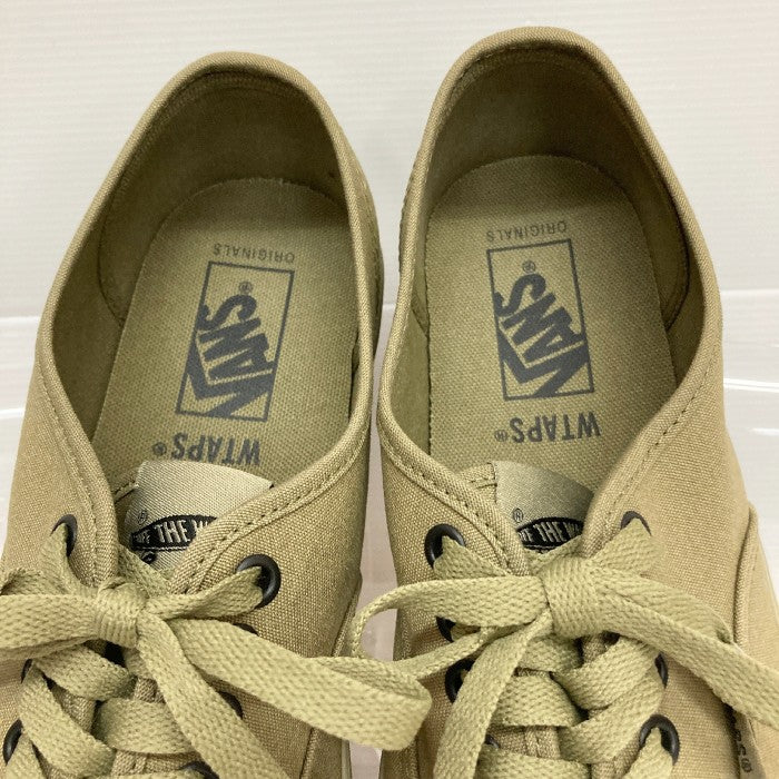 WTAPS × VANS ダブルタップス × バンズ 25周年 AUTHENTIC OLIVE オーセンティック オリーブ size27.5cm 瑞穂店