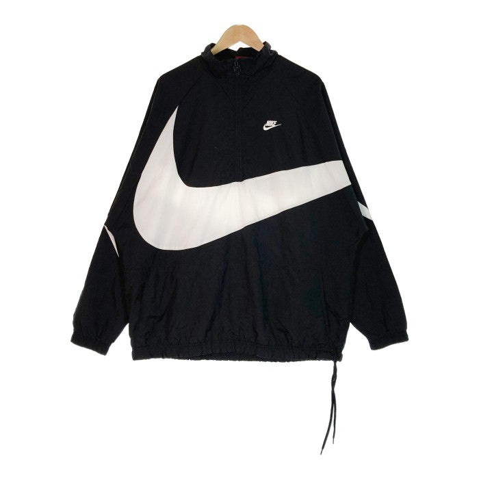 NIKE ナイキ AJ2696-010 18SS Swoosh Half Zip Woven Jacket ハーフジップ ジャケット アノラック ビッグ スウォッシュ ブラック sizeL 瑞穂店