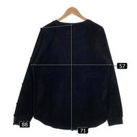 CAPTAINS HELM キャプテンズヘルム 22SS Premium Quality Pile LS TEE プレミアムクォリティ パイル ロングスリーブTシャツ ブラック Size L 福生店