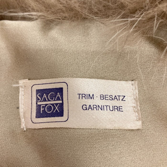 SAGA FOX サガフォックス ティペット リアルファー 毛皮 ブラウン系 瑞穂店