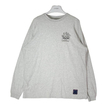 M&M エムアンドエム CUSTOM PERFORMANCE PRINT L/S Tシャツ グレー sizeXL 瑞穂店