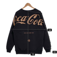 BOLINI MILANO ボリーニ KITH Coca Cola コカコーラ プリント スウェットクルーネッククルーネック トレーナー ブラック Size 48 福生店