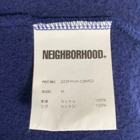 NEIGHBORHOOD ネイバーフッド 22AW CLASSIC-S HOODED LS . CO ロゴ刺繡 プルオーバースウェットパーカー ネイビー 222FPNH-CSM02 Size M 福生店