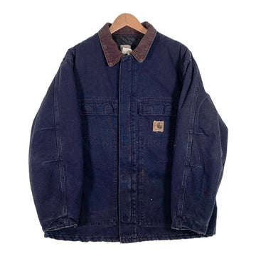 Carhartt カーハート Traditional Coat トラディショナルコート 中綿キルティングライナー ネイビー USA製 C26MDT Size XL 福生店