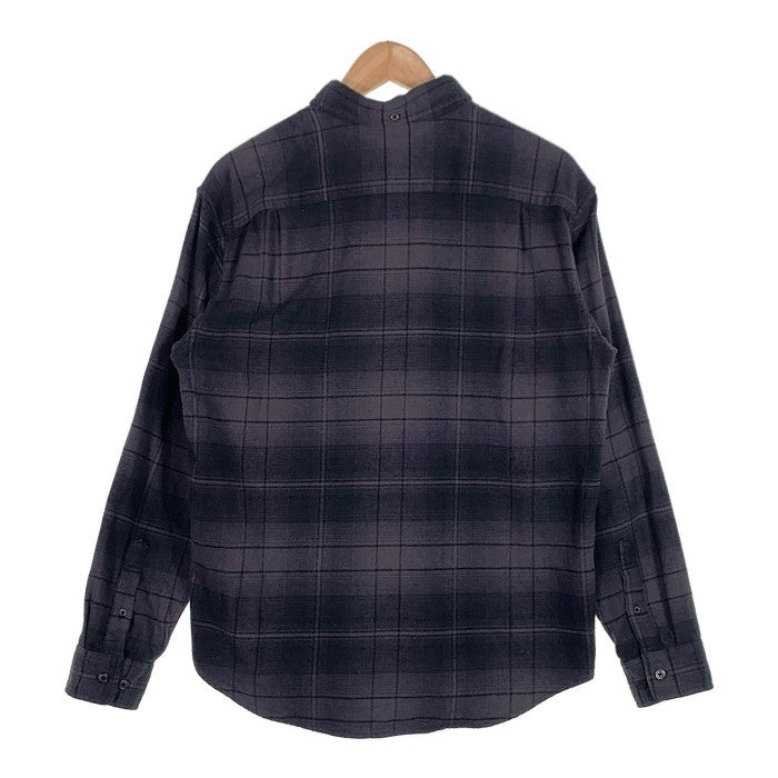 SUPREME シュプリーム 23SS Shadow Plaid Flannel Shirt シャドウ チェックフランネルシャツ ボタンダウン ブラック Size S 福生店