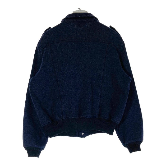 LEE リー 70’s 70年代 ウールブルゾン ジャケット リブ TALONジップ ネイビー size- 瑞穂店