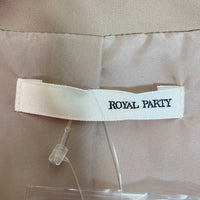 ROYAL PARTY ロイヤルパーティー タグ付き テーラーマーメイドワンピース ベージュ size:FS 瑞穂店