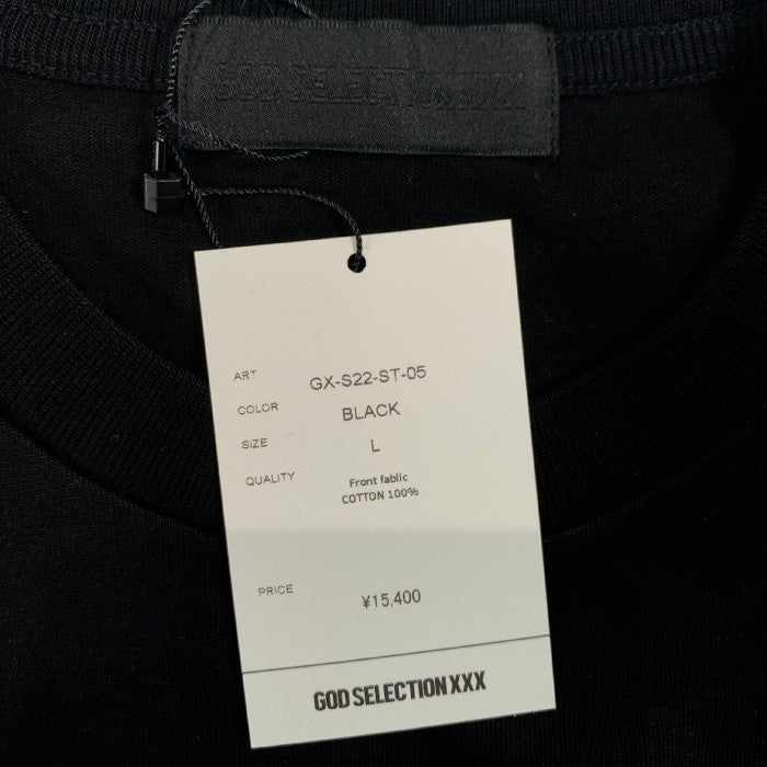 GOD SELECTION XXX ゴッドセレクショントリプルエックス 22SS プリントTシャツ ブラック Size L 福生店