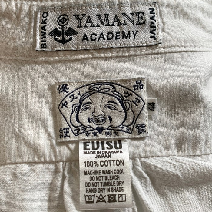 EVISU エヴィス コットン ボタンダウンシャツ YAMANE ACADEMY ホワイト Size 44 福生店