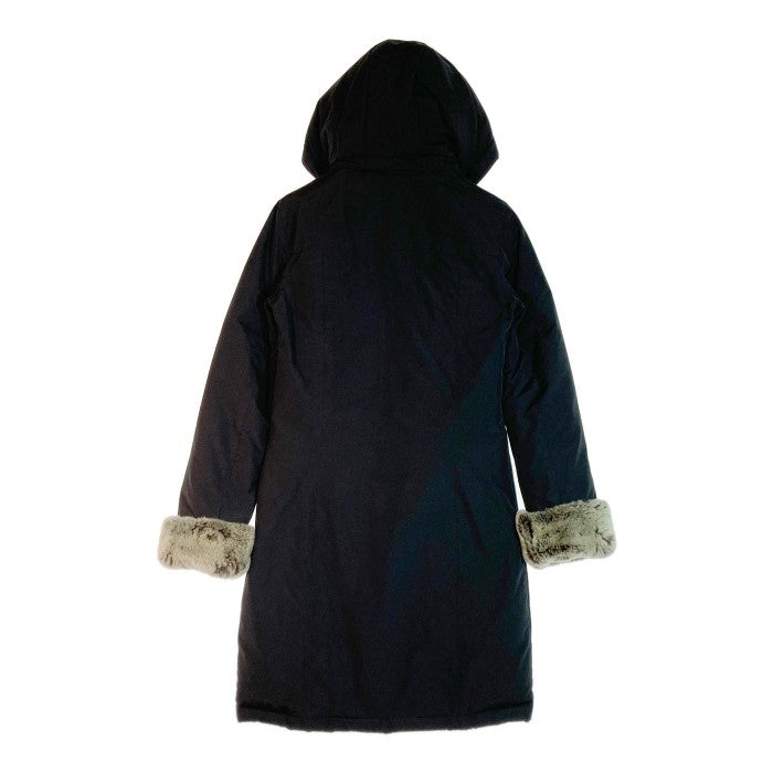 WOOLRICH ウールリッチ ボルダーコート ラビットファー付 ダウンジャケット 1302056 ブラック sizeXS 瑞穂店