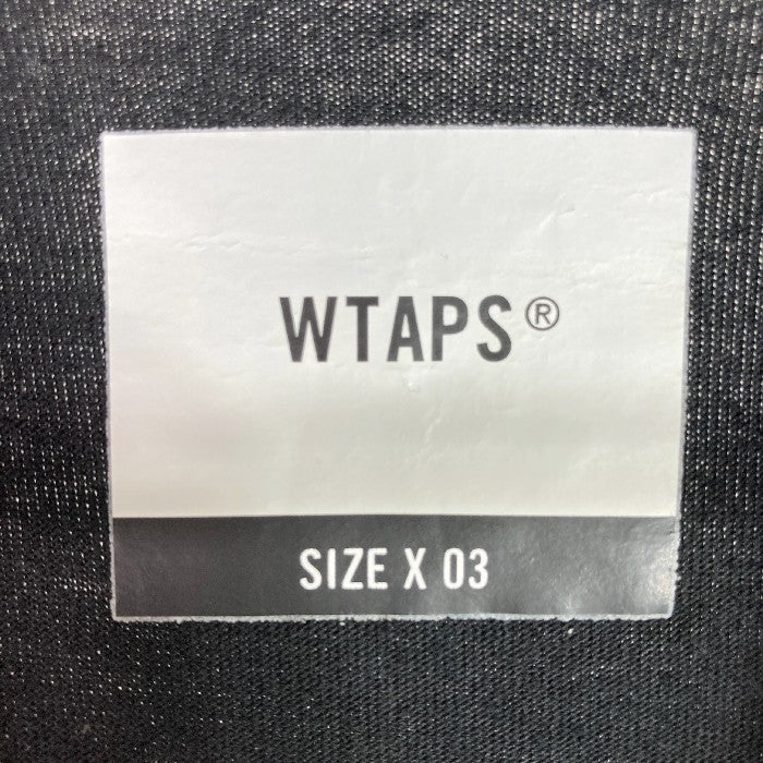 WTAPS ダブルタップス  FLAMES ファイヤー Tシャツ ブラック size03 瑞穂店