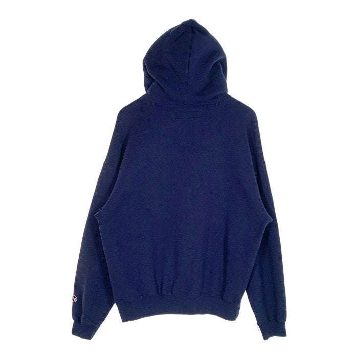 NEIGHBORHOOD ネイバーフッド 22AW CLASSIC-S HOODED LS . CO ロゴ刺繡 プルオーバースウェットパーカー ネイビー 222FPNH-CSM02 Size M 福生店