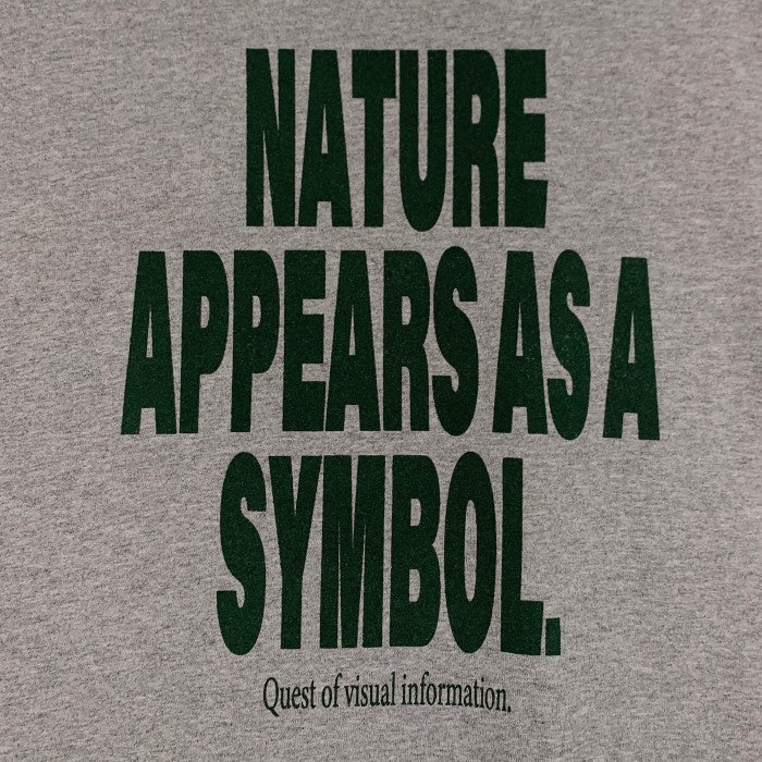 Creek Angler's Device クリーク NATURE APPEARS AS A SYMBOL プリントTシャツ グレー Size XL 福生店