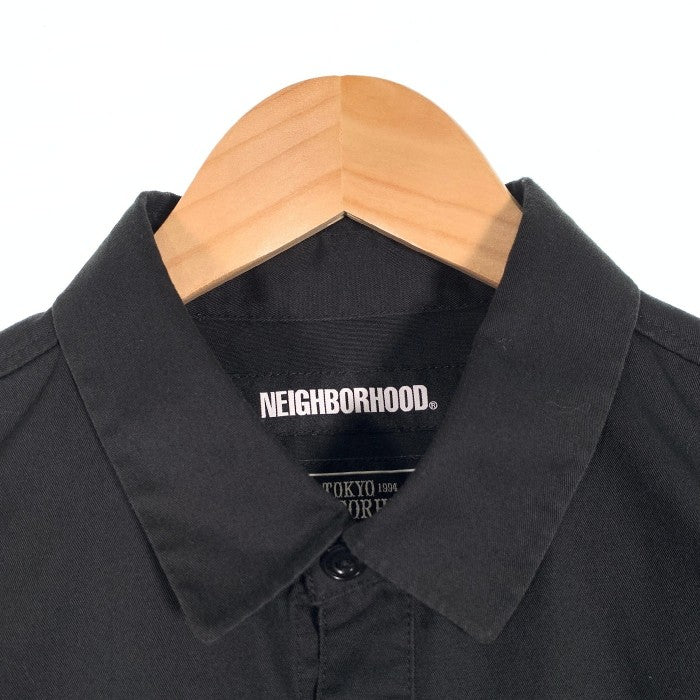 NEIGHBORHOOD ネイバーフッド CLASSIC WORK EC-SHIRT クラシックワークシャツ リフレクター ブラック Size M  福生店