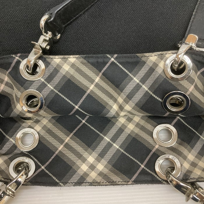 BURBERRY BLUE LABEL バーバリー ブルーレーベル キャンバストートバッグ ブラック 瑞穂店