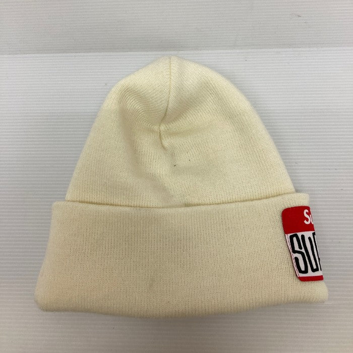 Supreme シュプリーム 21AW Gonz Nametag Beanie ニット帽 ビーニー ホワイト 瑞穂店