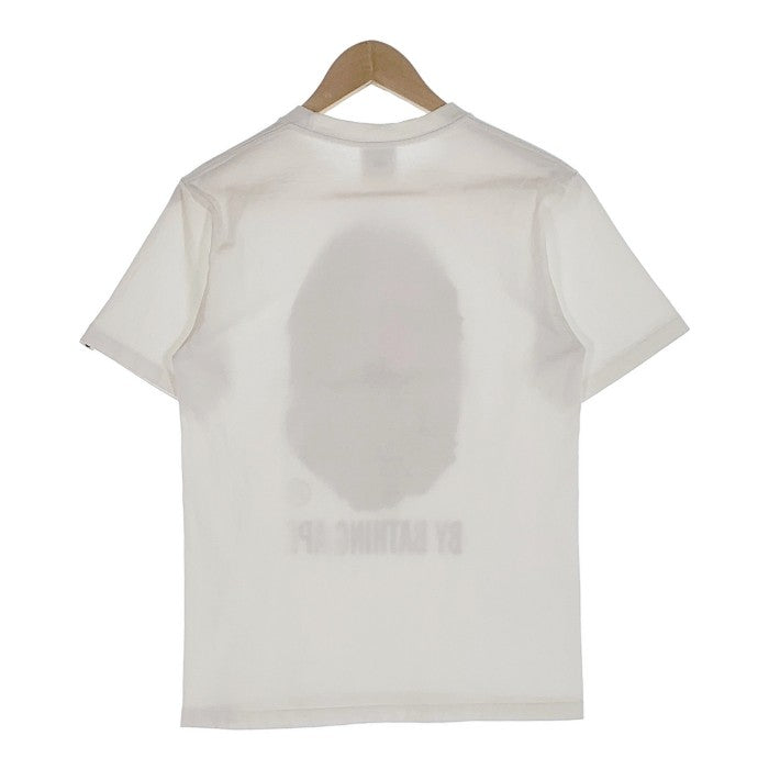 A BATHING APE アベイシングエイプ ビッグエイプヘッド プリントTシャツ ホワイト Size S 福生店