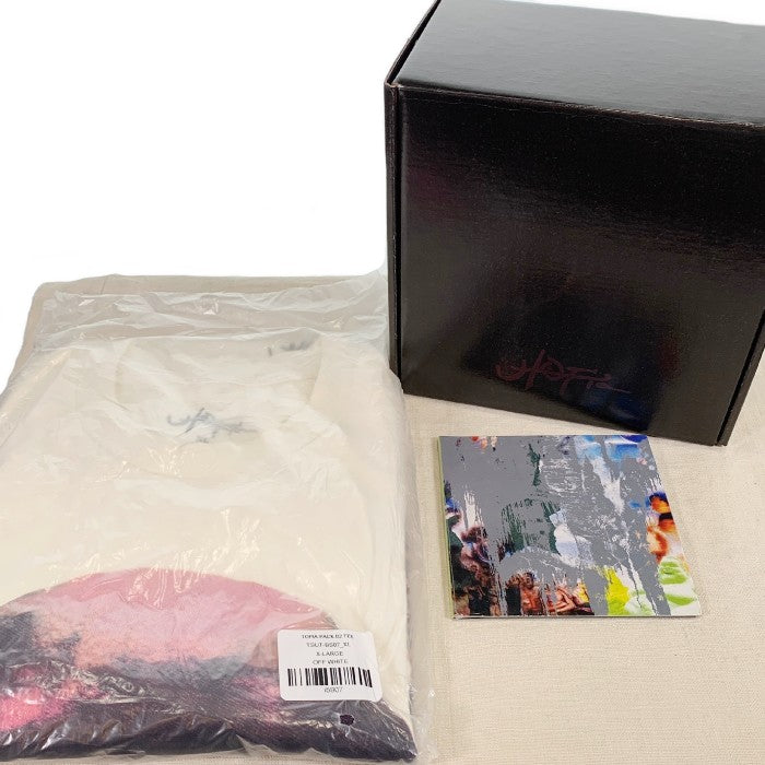 Cactus Jack カクタスジャック TOPIA PACK B2 TEE トラヴィススコット トピア プリントTシャツ CD付 オフホワイト Size XL 福生店