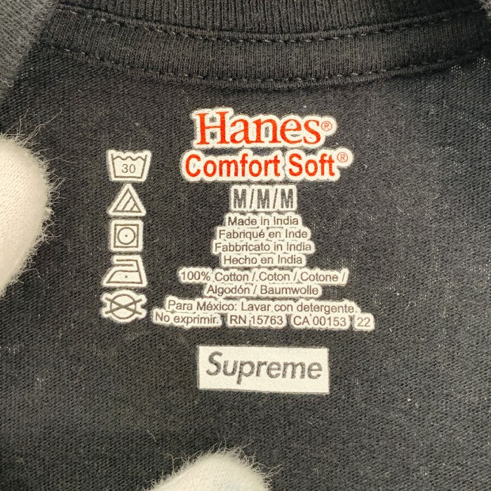 SUPREME シュプリーム 22AW Hanes Bandana Tagless Tees ヘインズ パックTシャツ バンダナ Size M 福生店