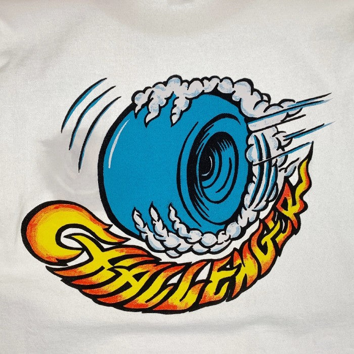 CHALLENGER チャレンジャー 22AW WHEELS TEE ホイール Tシャツ プリント ホワイト L 福生店