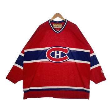KOHO NHL モントリオールカナディアンズ ホッケー ゲームシャツ レッド Size JUMBO 福生店