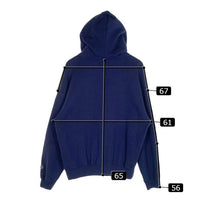 NEIGHBORHOOD ネイバーフッド 22AW CLASSIC-S HOODED LS . CO ロゴ刺繡 プルオーバースウェットパーカー  ネイビー 222FPNH-CSM02 Size M 福生店