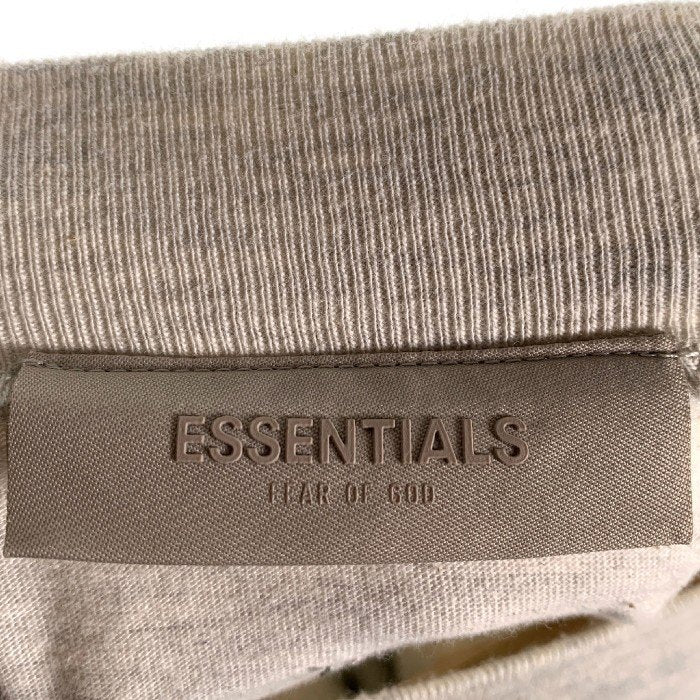 ESSENTIALS エッセンシャルズ 1977 プリント ロングスリーブTシャツ ライトグレー Size L 福生店