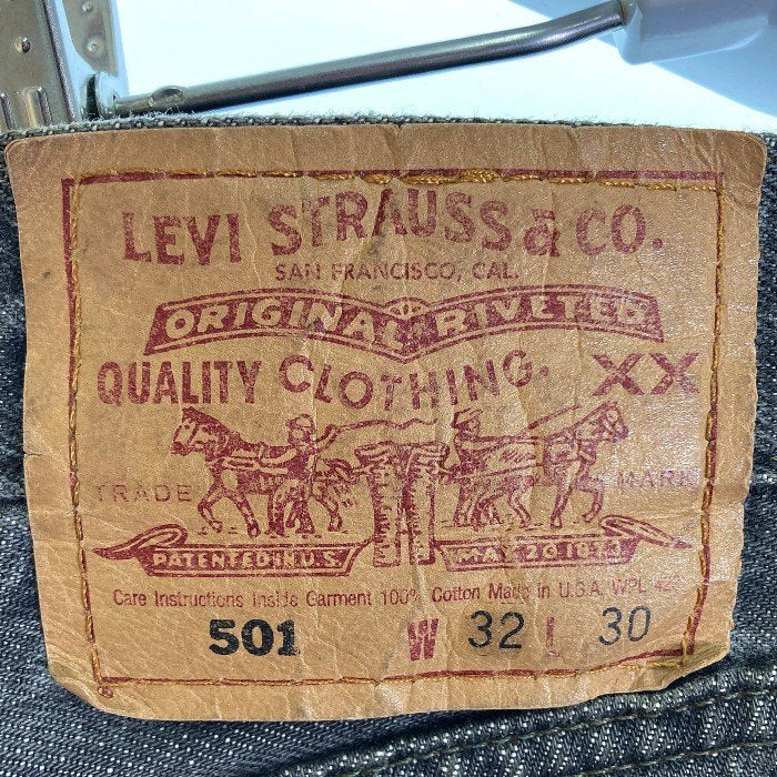 Levi’s リーバイス 501-0658 90’s USA製 デニムパンツ 先染めブラック sizeW32 瑞穂店