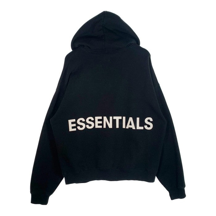 FOG ESSENTIALS エッセンシャルズ バックロゴプリント プルオーバー スウェットパーカー ブラック Size L 福生店