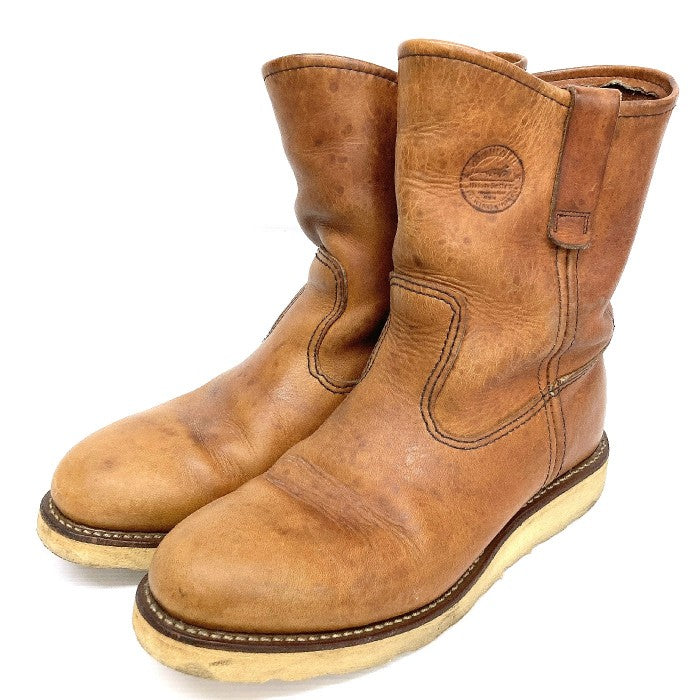 RED WING レッドウイング 緑犬タグ 97年製 ペコスブーツ M22012 ライトブラウン size7 1/2 瑞穂店