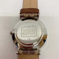 COACH コーチ ペリー シグネチャー シルバー文字盤 腕時計 CA.120.7.14.1596 クォーツ 瑞穂店