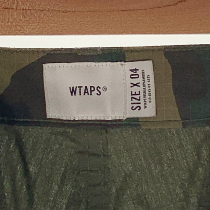 WTAPS ダブルタップス 21AW TROUSERS COTTON RIPSTOP リップストップ カーゴパンツ オリーブ Size 04 福生店