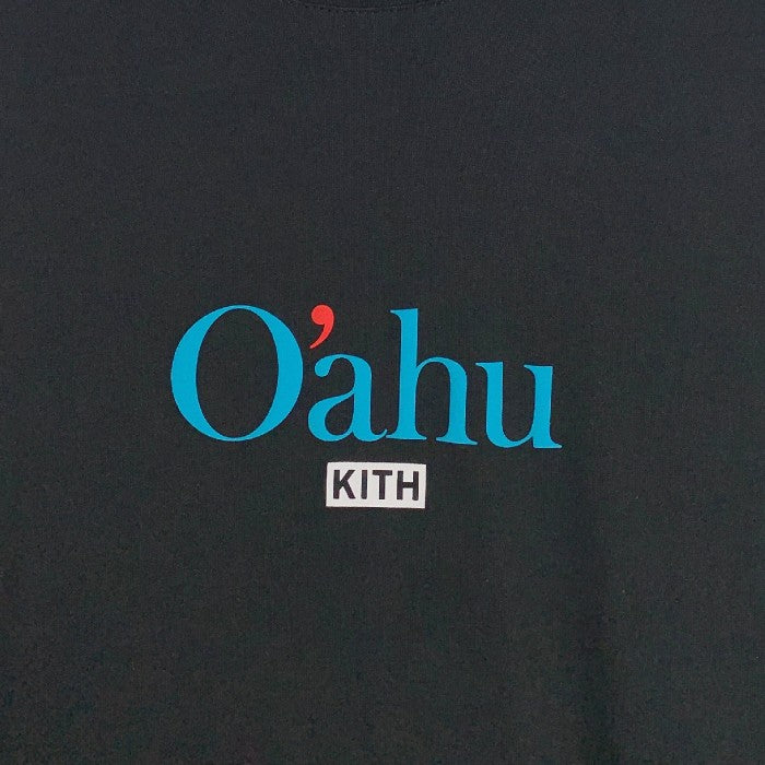 KITH キス O'ahu Tee ハワイ オアフ プリントTシャツ ブラック Size L 福生店