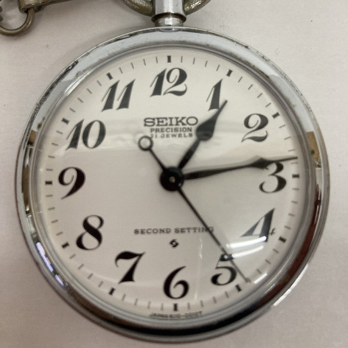 SEIKO セイコー PRECISION プレシジョン 鉄道時計 懐中時計 6110-0010 21石 機械式 手巻き時計 瑞穂店