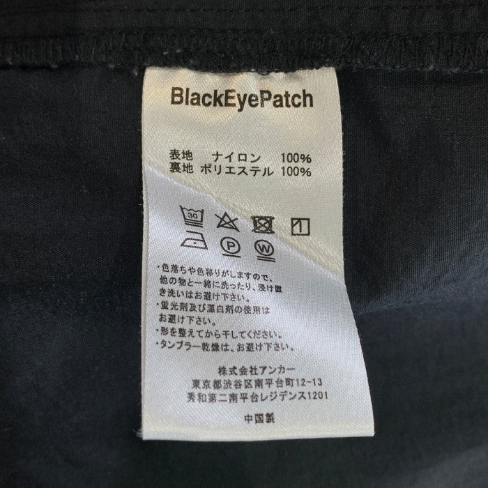 BlackEyePatch ブラックアイパッチ ナイロン トラックパンツ ブラック Size M 福生店