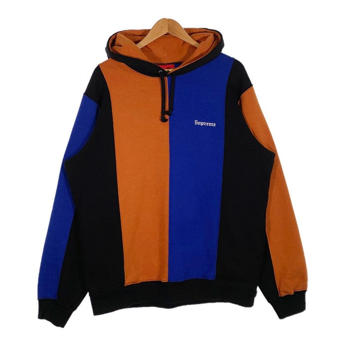 SUPREME シュプリーム 18AW Tricolor Hooded Sweatshirt トリコロール プルオーバースウェットパーカー Size L 福生店