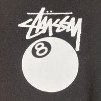 STUSSY ステューシー 8 BALL 8ボール ロンT ブラック sizeL 瑞穂店